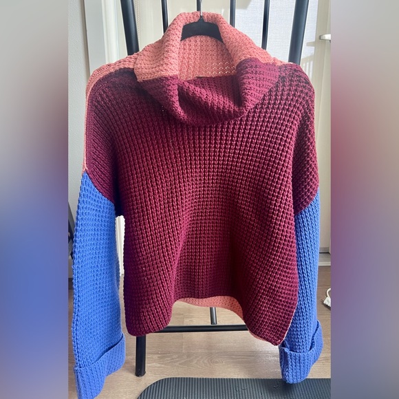 Free People Blocked Color Sweater - Picture 1 of 4